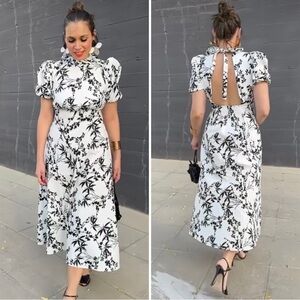 Zara Long Printed Dress ZW Collection